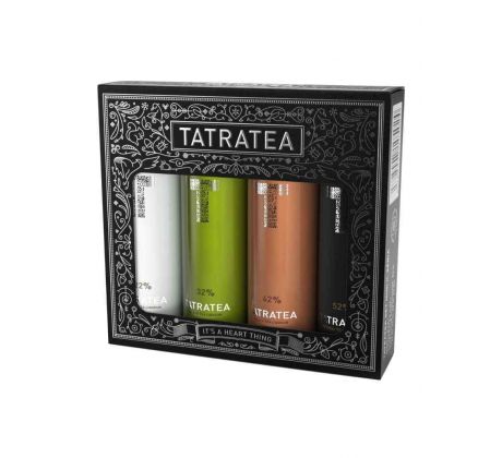 Tatratea mini set 4x0,04l čierny 22%-52%