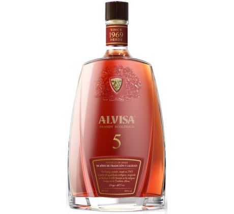 Alvisa Bio brandy 5 YO 0,5l 40%