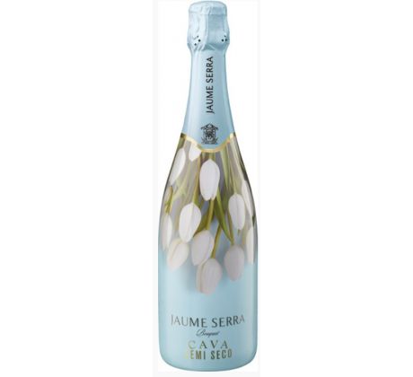 Cava JAUME SERRA SEMI DRY kvet 0,75l