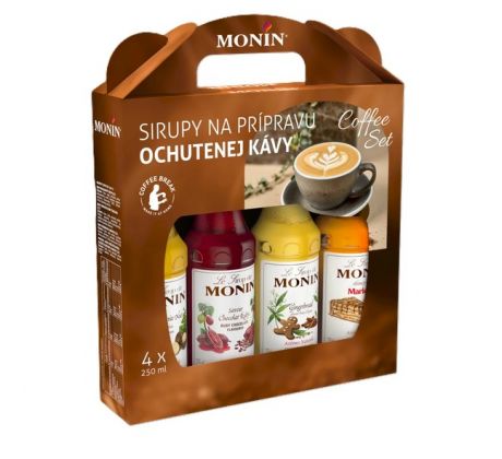 Monin Coffee set 4x 0,25l